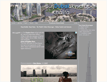 Tablet Screenshot of burjdubaiskyscraper.com